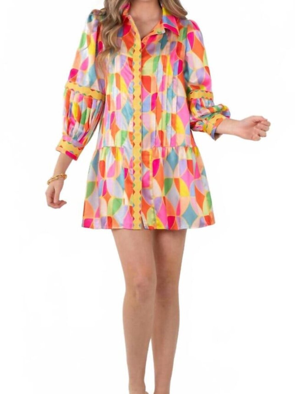 Emily McCarthy Delany Sunday Morning Mini Dress Size L